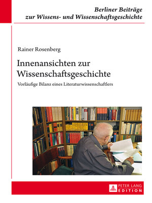 cover image of Innenansichten zur Wissenschaftsgeschichte